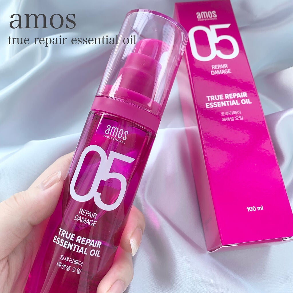 トゥルーリペア エッセンシャルオイル/amos PROFESSIONAL/ヘアオイルを使ったクチコミ(1枚目)