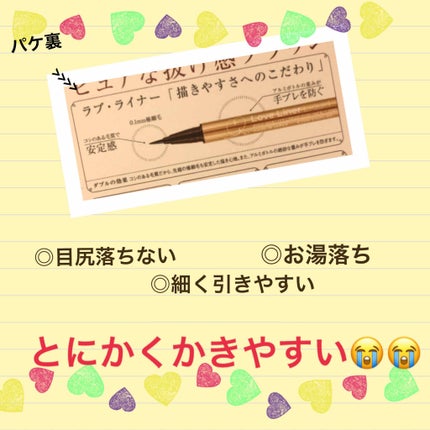 ラブ・ライナー リキッドアイライナーR3/ラブ・ライナー/リキッドアイライナーを使ったクチコミ(2枚目)