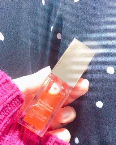 コンフォート リップオイル  05 tangerine /CLARINS/リップグロスを使ったクチコミ（1枚目）