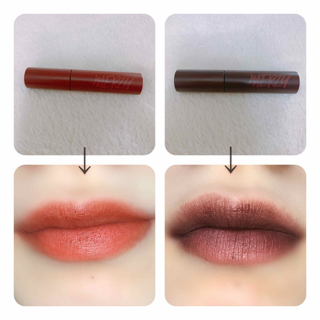 バイト ザ ビート メロウ ティント/MERZY/リップティントを使ったクチコミ(2枚目)