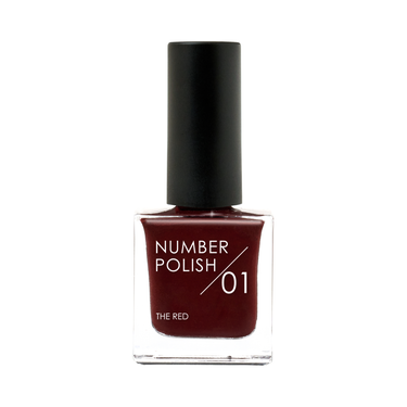 NUMBER POLISH　 01 The Red