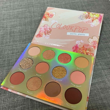 Eye Palette-Sweet Talk/ColourPop/アイシャドウパレットを使ったクチコミ(2枚目)