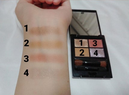 ミネラルクラッシィシャドー/エトヴォス/アイシャドウパレットを使ったクチコミ(2枚目)