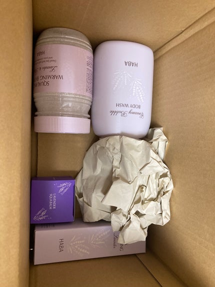 嘘が苦手なくま on LIPS 「早くも届きました!!箱の中ラベンダー🪻の香りで最高ですwまた使..」(4枚目)