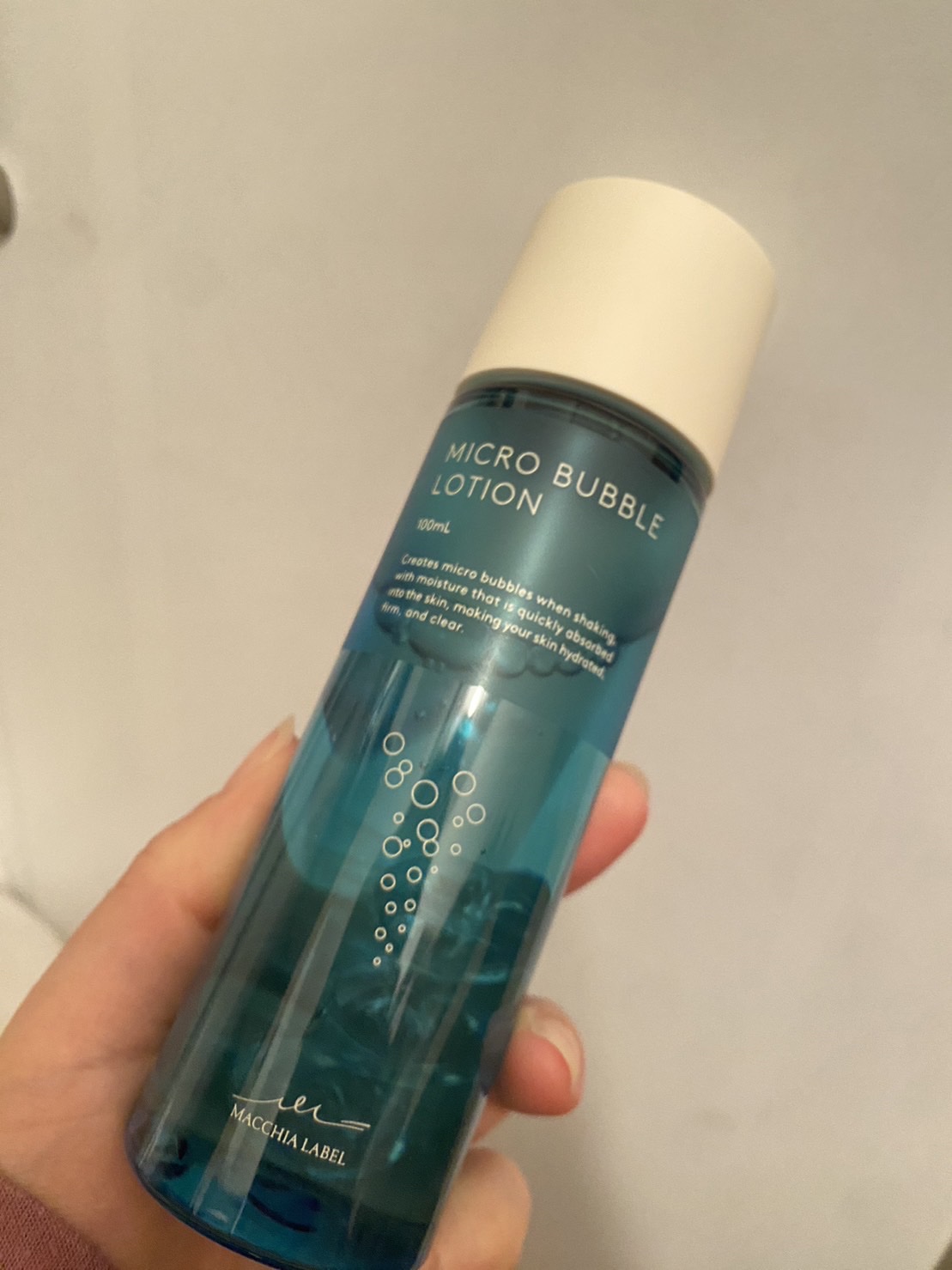 薬用マイクロバブルローション/Macchia Label/化粧水を使ったクチコミ（1枚目）