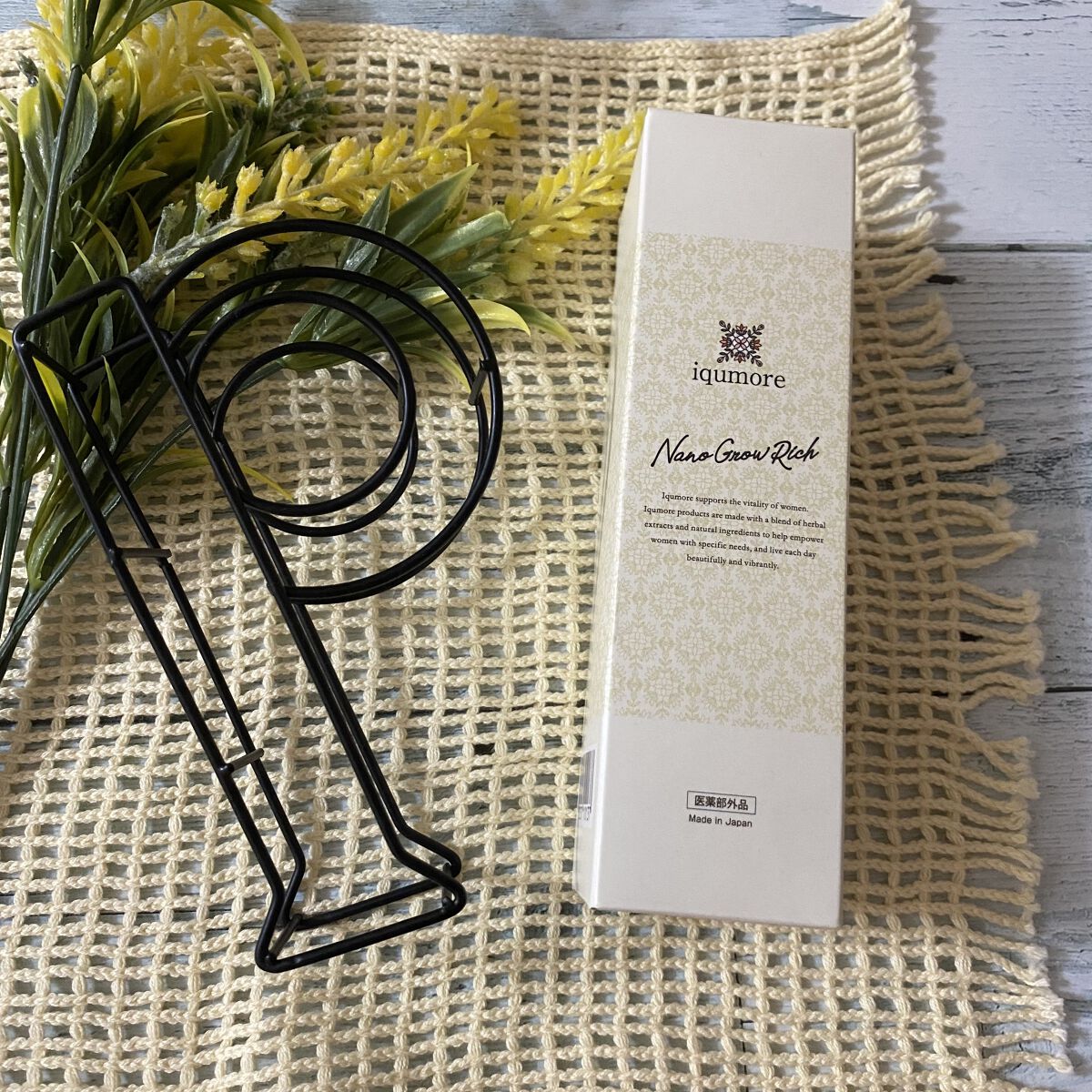 ナノグロウリッチ/iqumore/頭皮ローションを使ったクチコミ（1枚目）