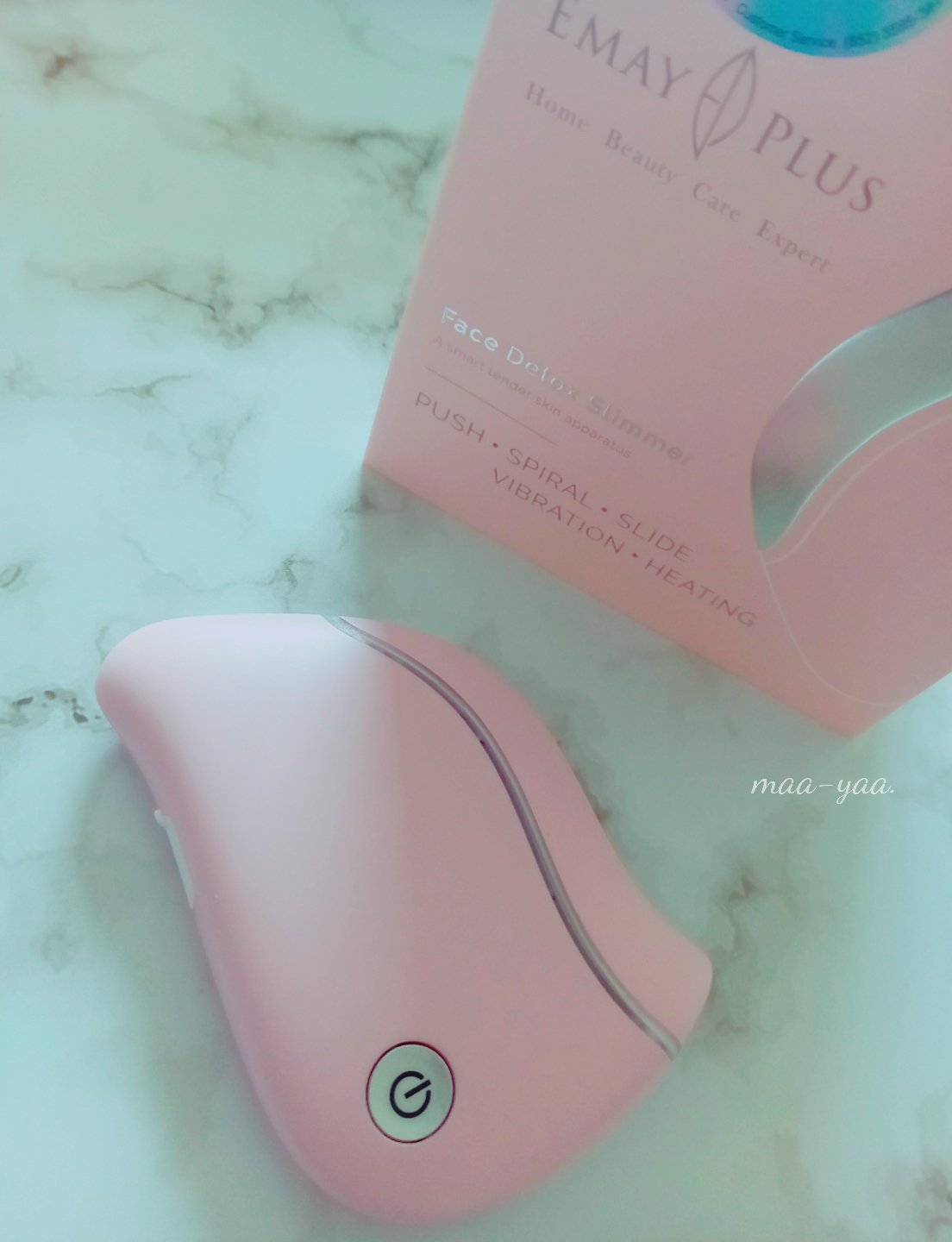 電動かっさプレート 小鳥型（ピンク）/Emay Plus/美顔器・マッサージを使ったクチコミ（2枚目）