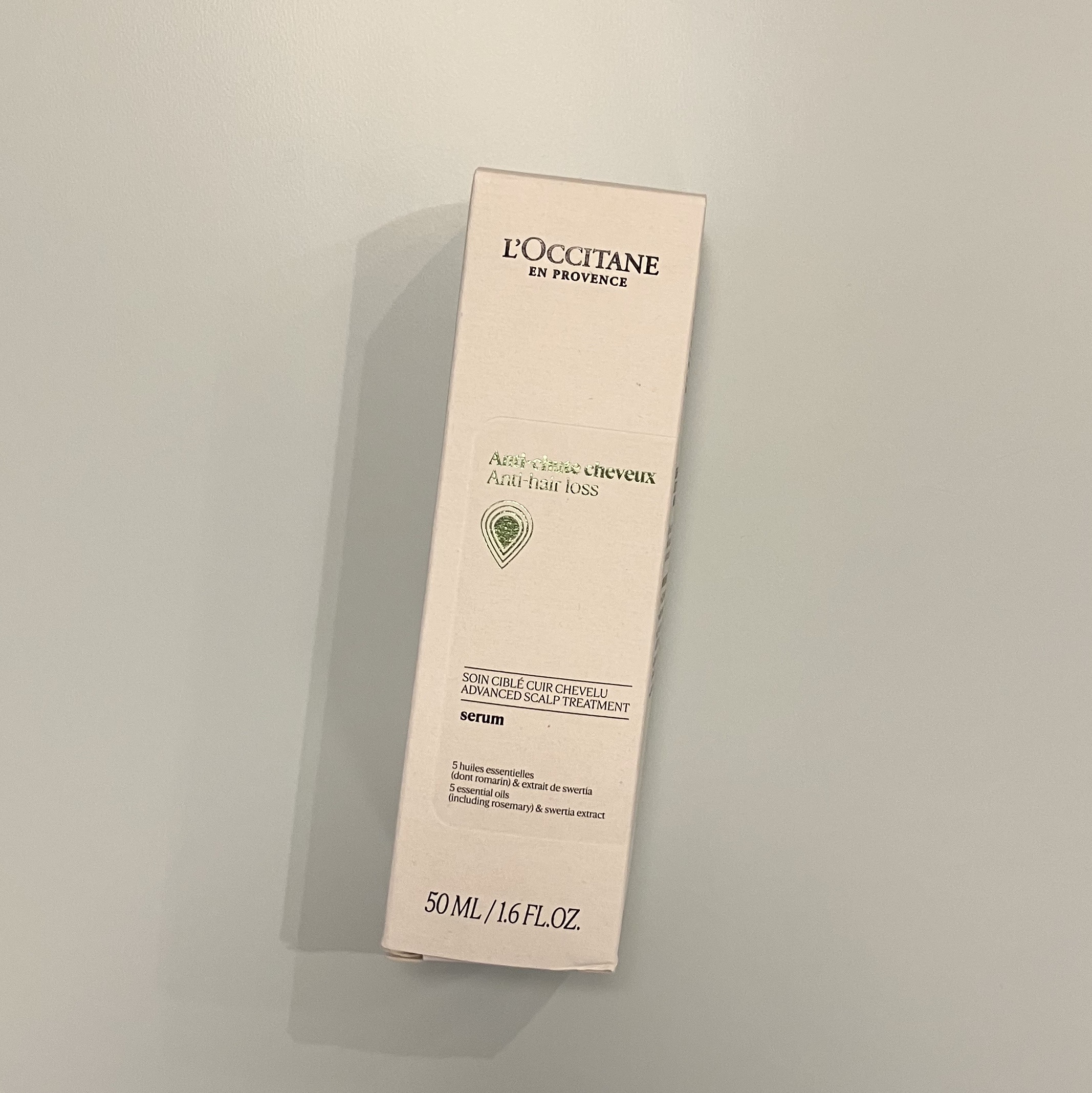 薬用 メディカル アンチヘアロスセラム/L'OCCITANE/頭皮ローションを使ったクチコミ（2枚目）