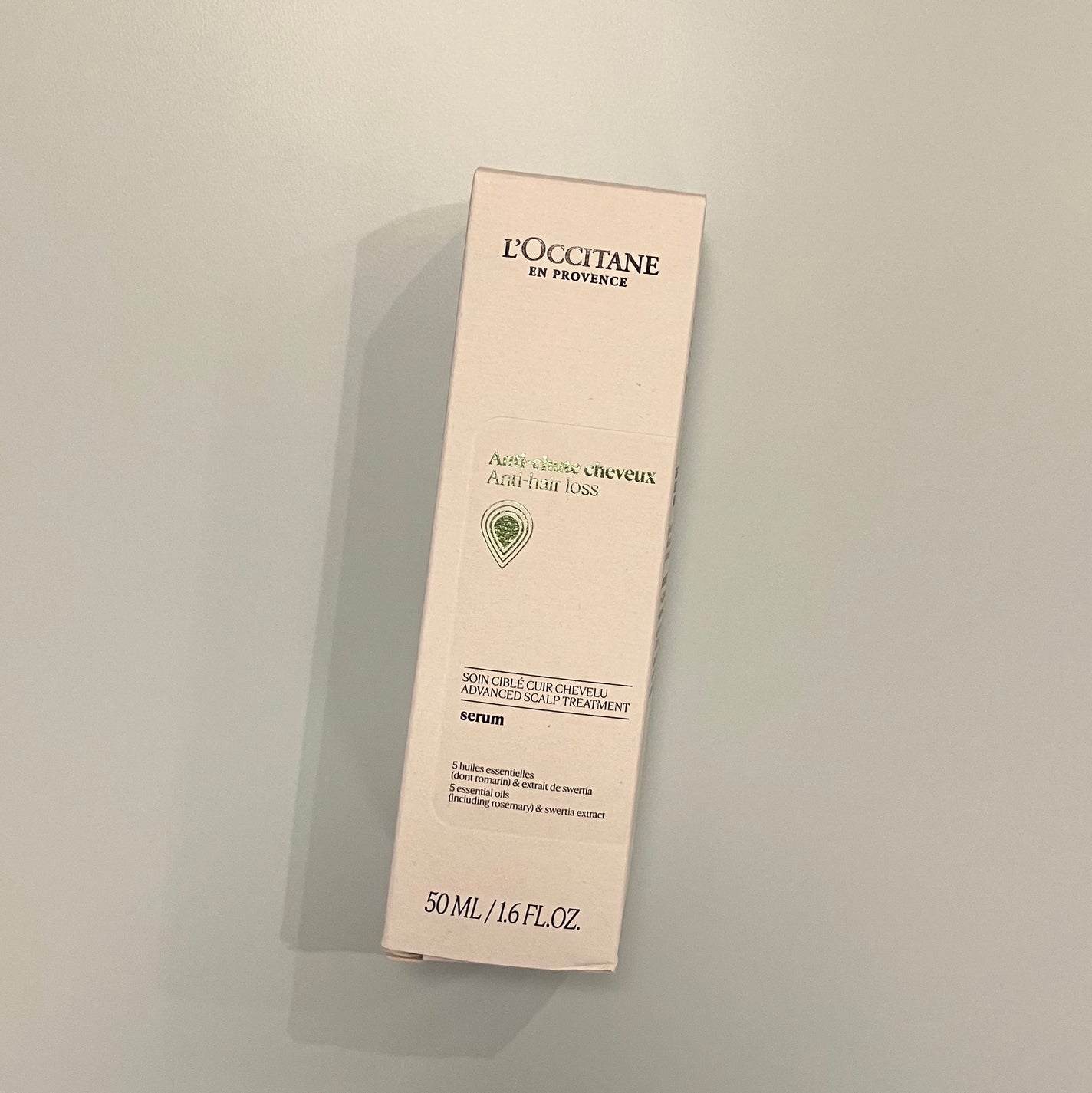 薬用 メディカル アンチヘアロスセラム/L'OCCITANE/頭皮ローションを使ったクチコミ(2枚目)