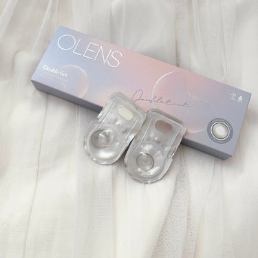 OLENS Double Tint 1dayのクチコミ「\ふんわり溶け込むグレーカラコン/



♡ ••┈┈┈┈┈┈┈┈•• ♡

POPLENS
.....」（2枚目）