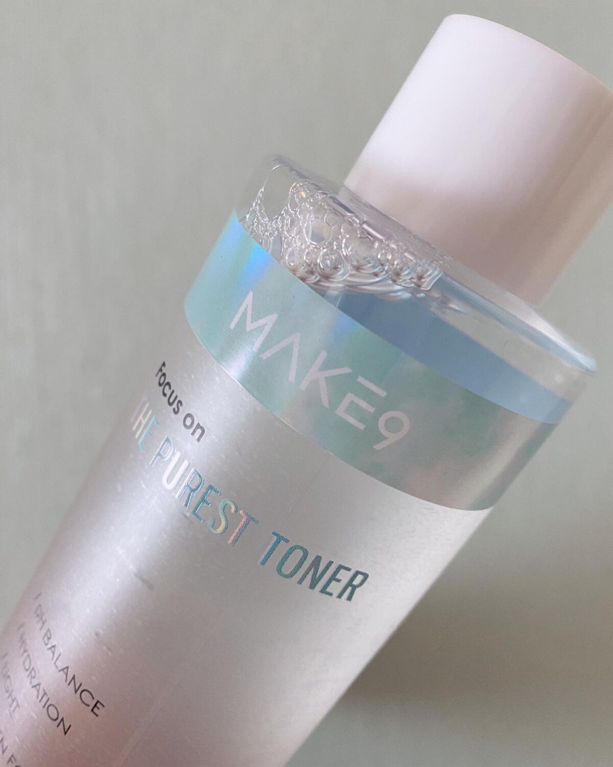 ザ・ピュアレストトナー/MAKE9/化粧水を使ったクチコミ（2枚目）