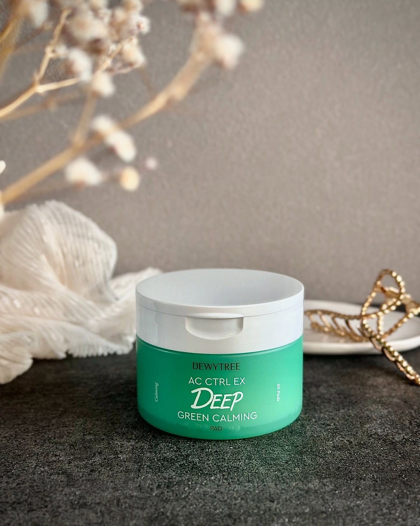 AC コントロール EX ディープ グリーン カーミング パッド 60枚入 /DEWYTREE/トナーパッドを使ったクチコミ(1枚目)