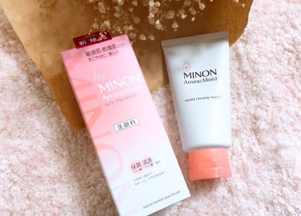 アミノモイスト モイストクリーミィ ウォッシュ/ミノン/洗顔フォームを使ったクチコミ(1枚目)