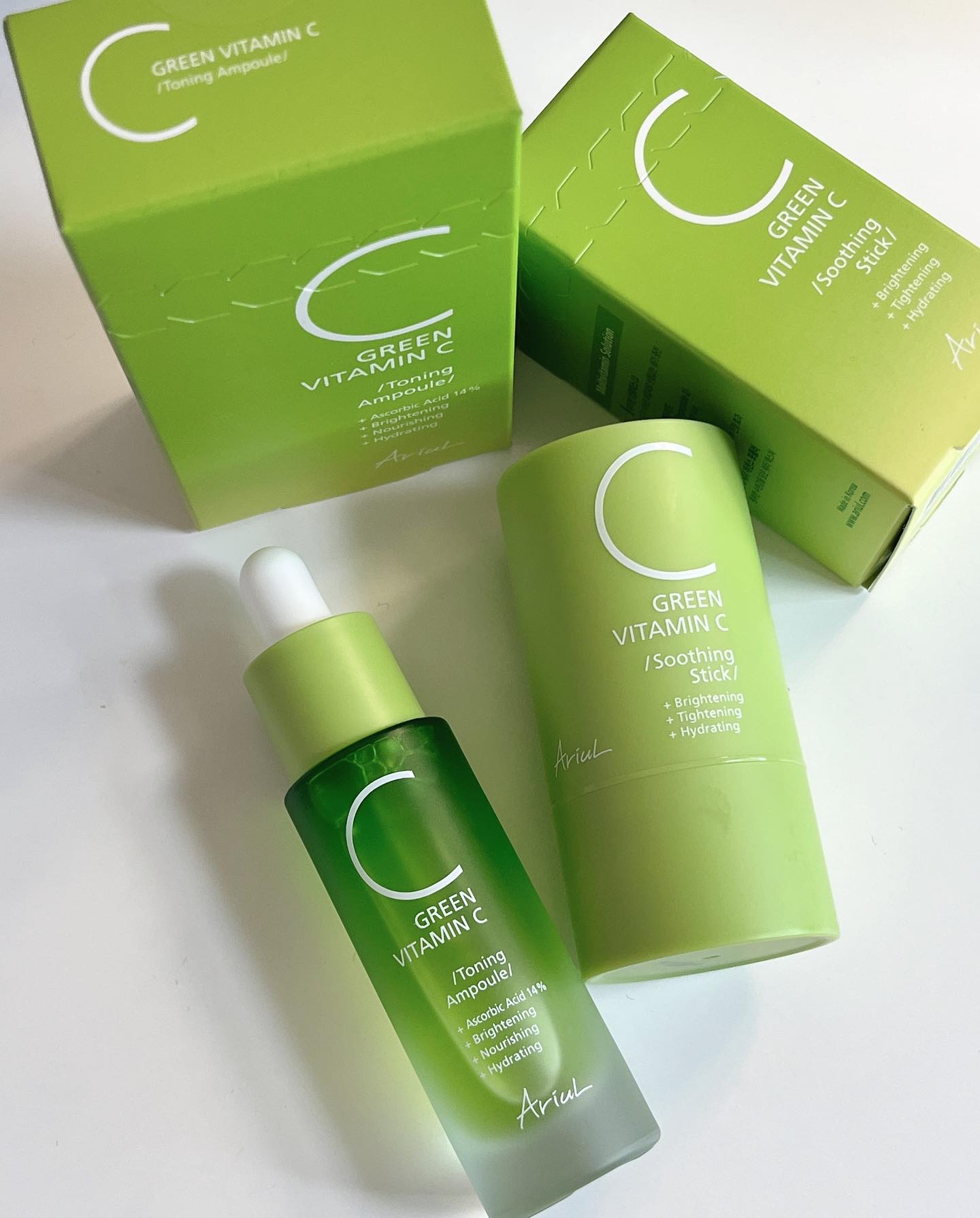 グリーンビタミンCスティック/Ariul/フェイスバームを使ったクチコミ（1枚目）