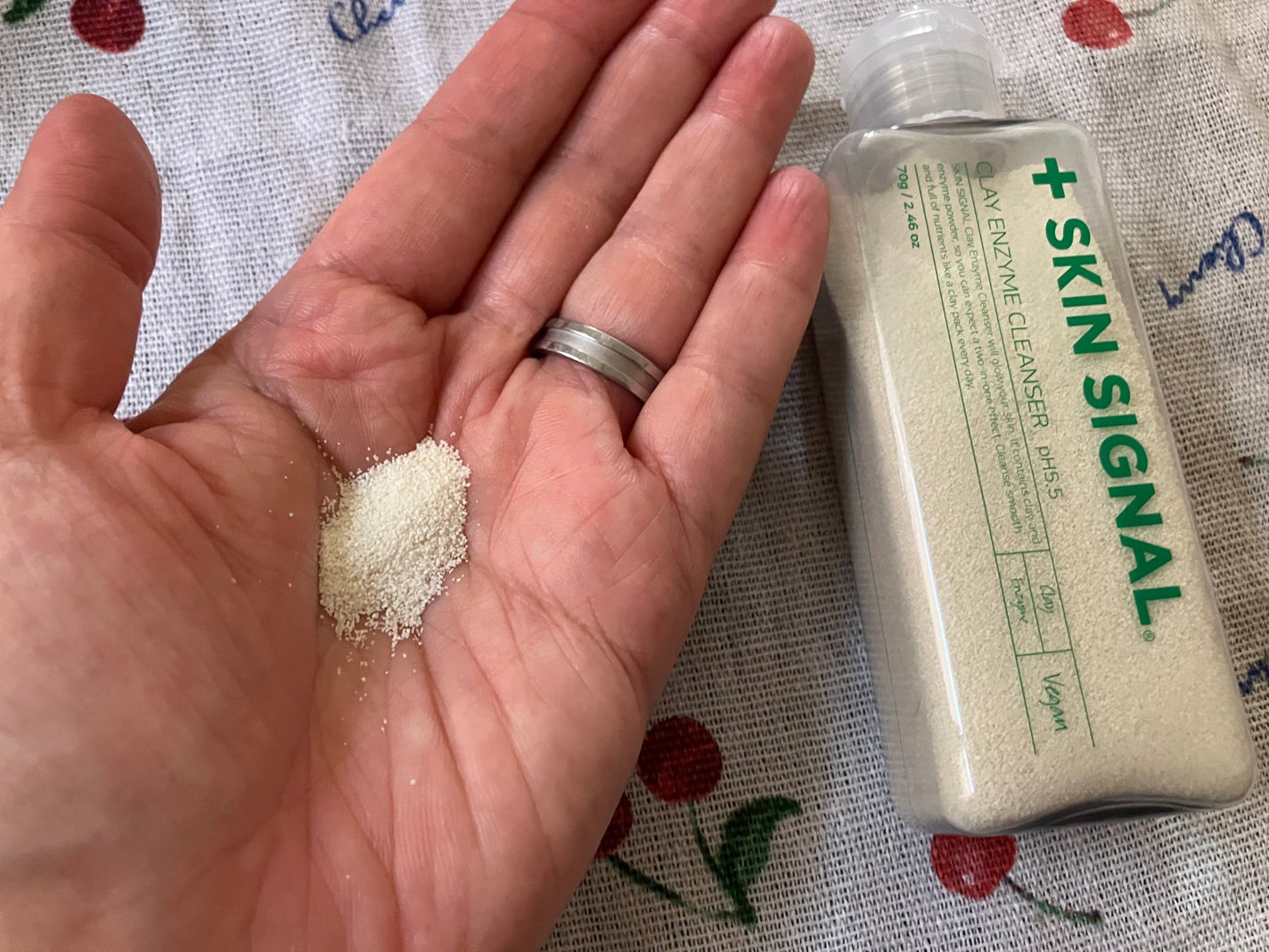 グリーン クレイ酵素クレンザー/SKIN SIGNAL/洗顔パウダーを使ったクチコミ(4枚目)