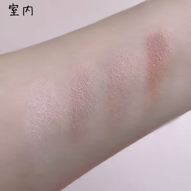 ピンク グロウ リュクス アイシャドウ パレット/BOBBI BROWN/アイシャドウパレットを使ったクチコミ（4枚目）