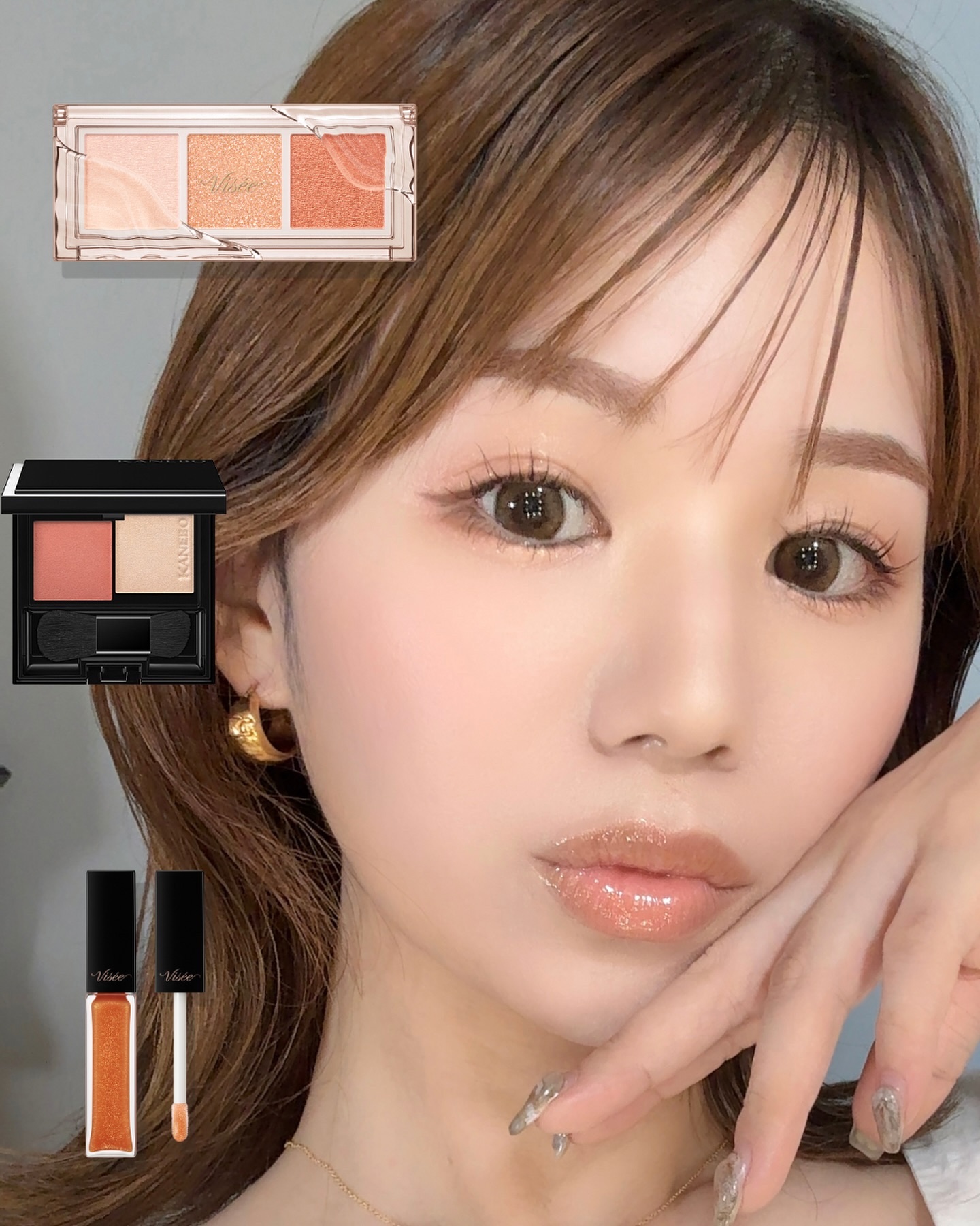 キラー アイ トリオ OR-3 陽だまりの瞳/Visée/アイシャドウパレットを使ったクチコミ（1枚目）