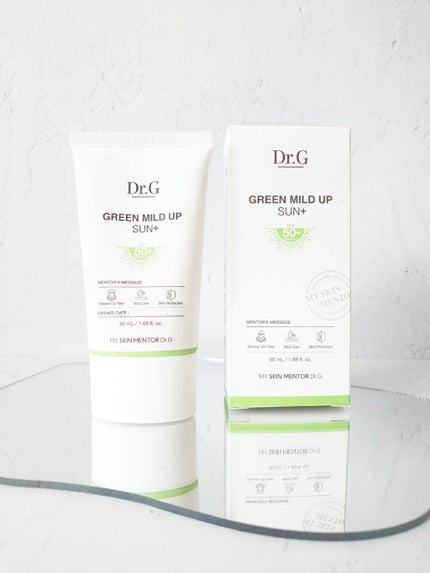 グリーンマイルドアップサンプラス/Dr.G/日焼け止めクリームを使ったクチコミ(1枚目)