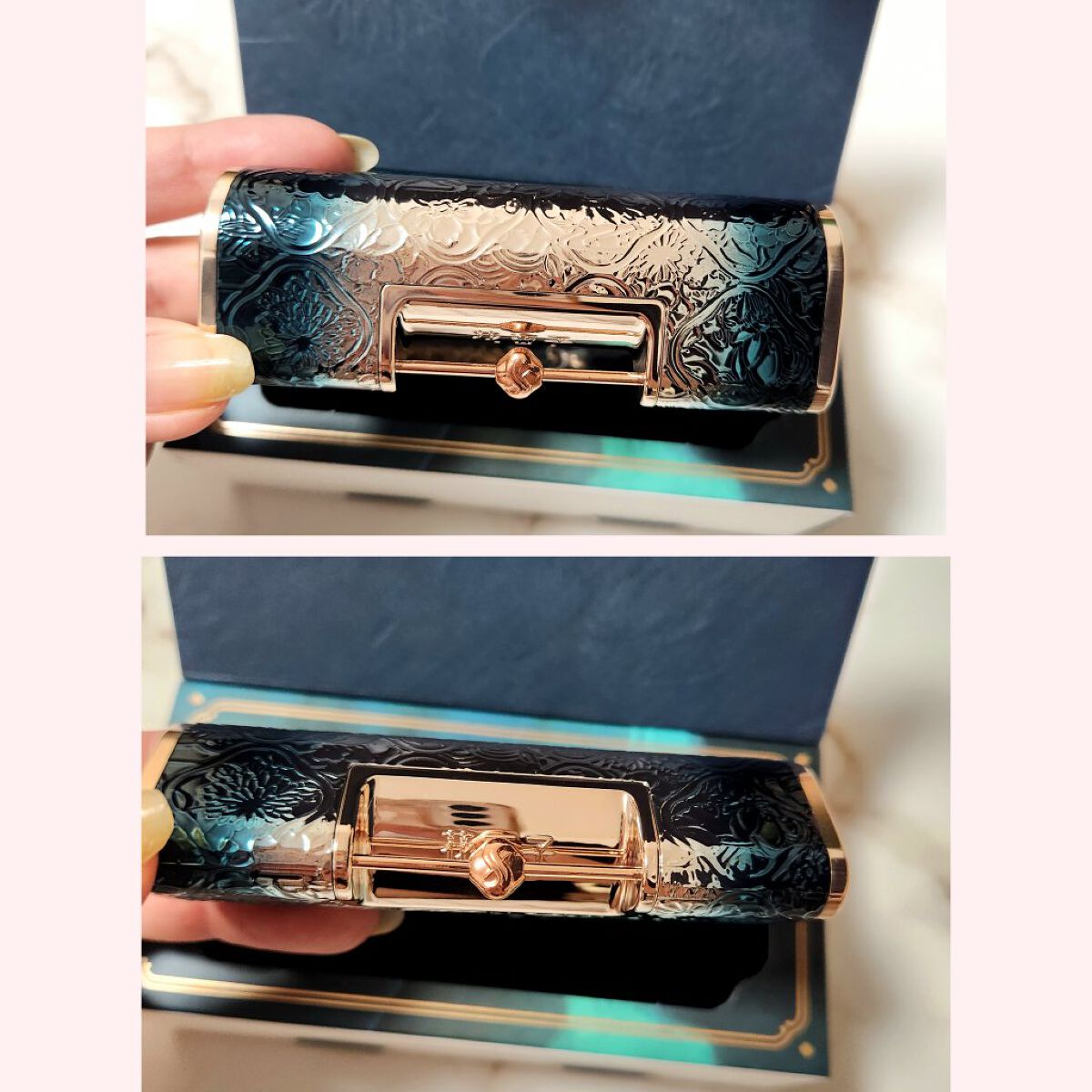 百花同心錠 彫刻リップ/花西子/口紅を使ったクチコミ（2枚目）