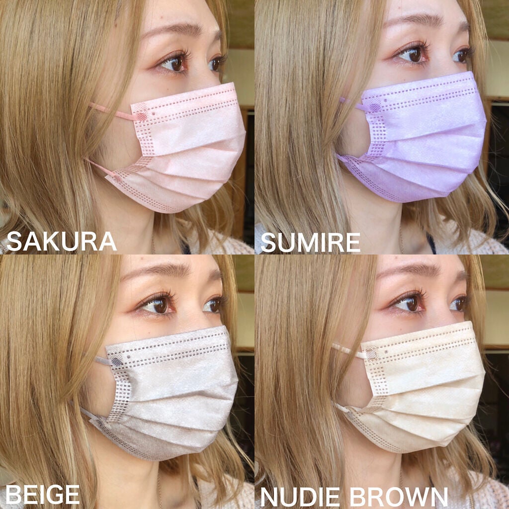 不織布 カラーマスク/Picool/マスクを使ったクチコミ(3枚目)