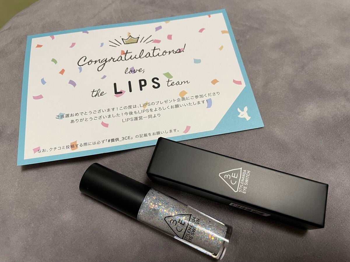 3CE アイスイッチ/3CE/グリッターを使ったクチコミ(1枚目)