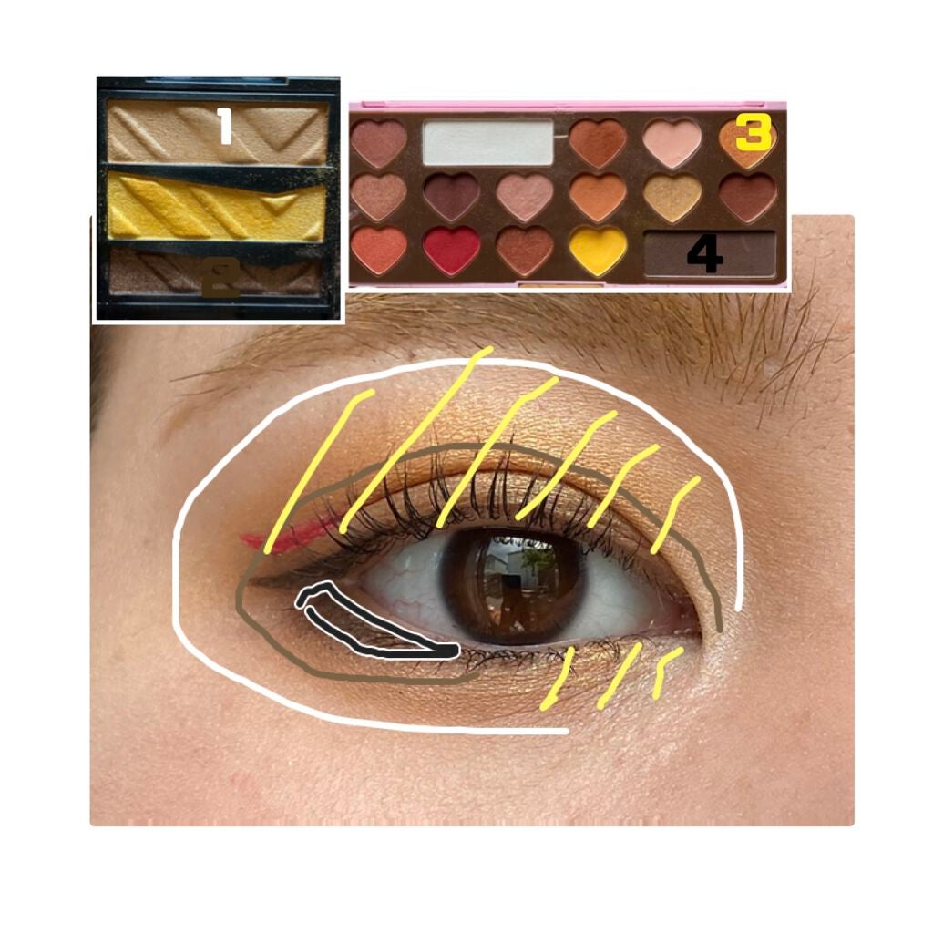 パーツリサイズシャドウ/KATE/アイシャドウパレットを使ったクチコミ(2枚目)