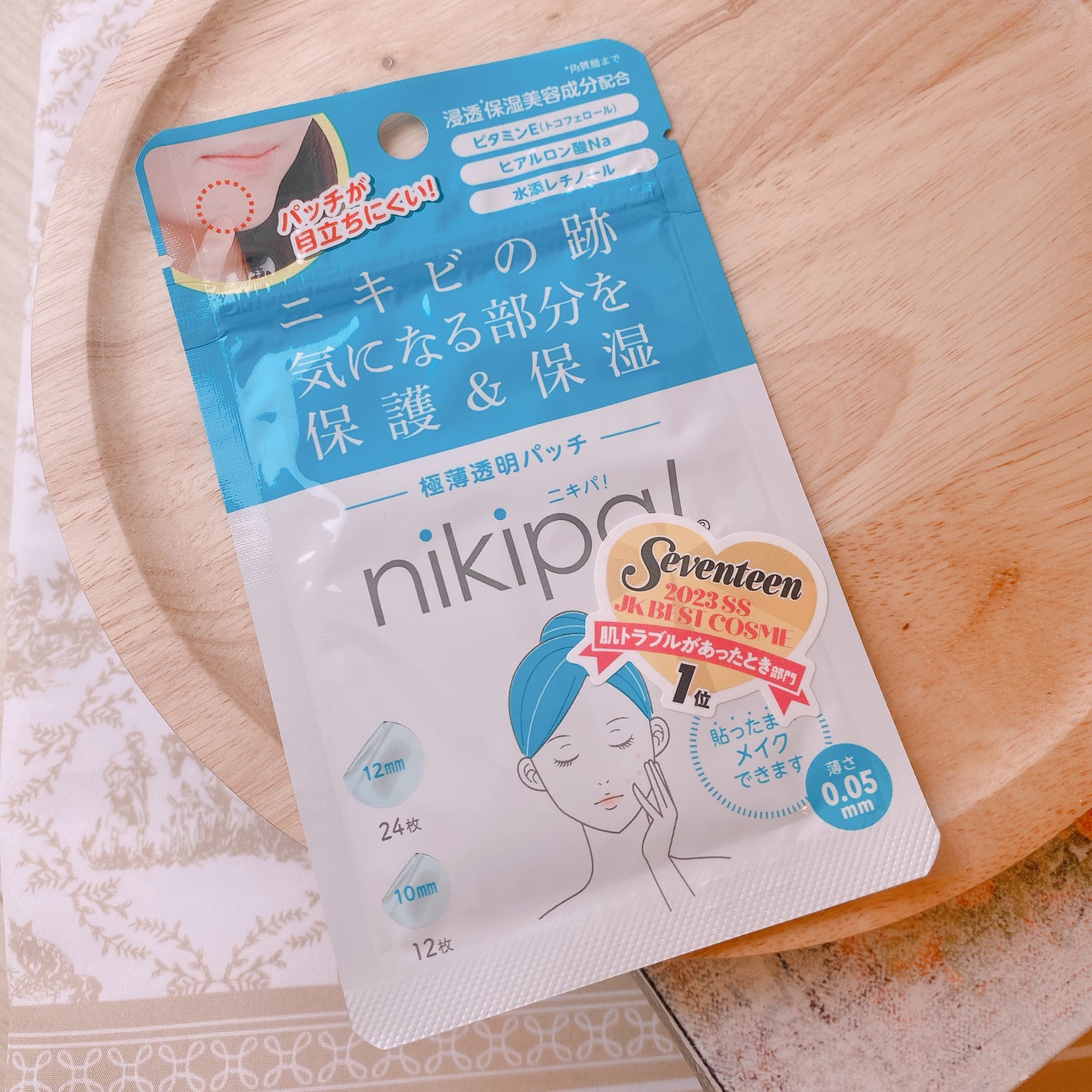 極薄透明パッチ nikipa!/金冠堂/にきびパッチを使ったクチコミ(1枚目)