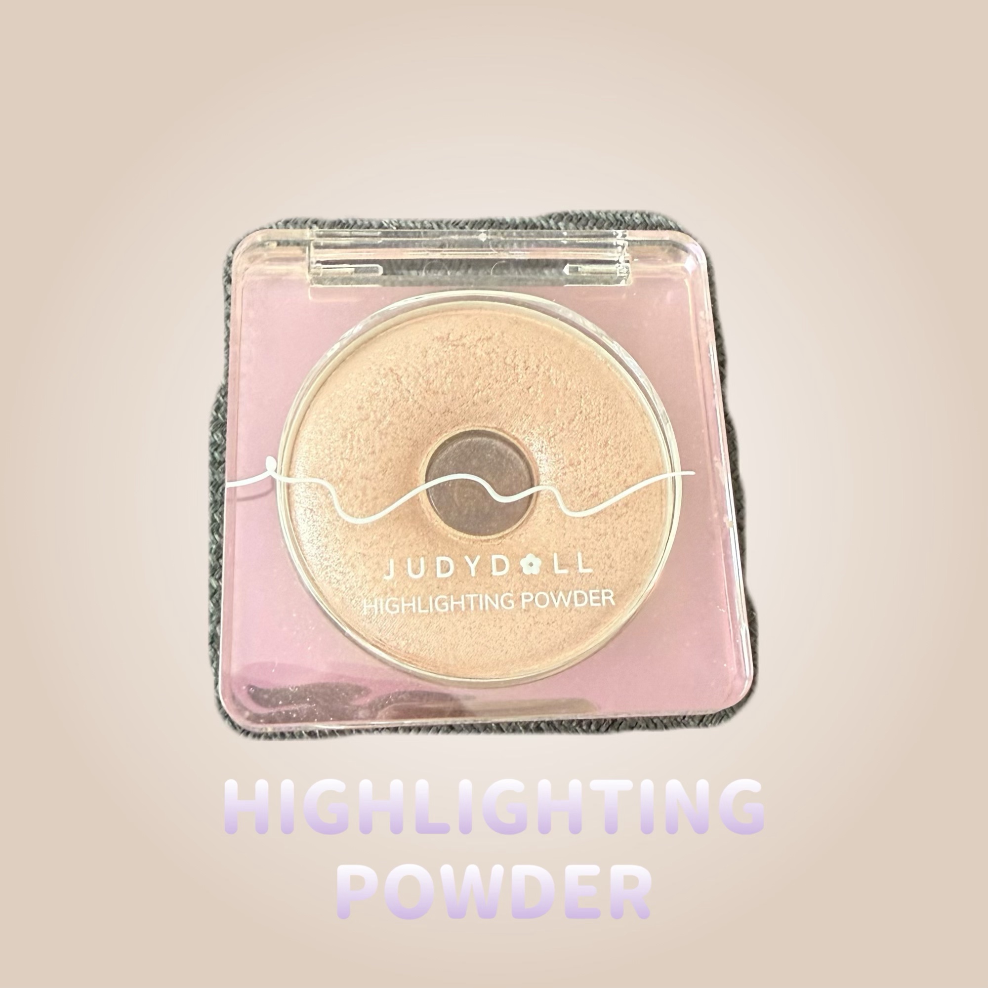 ドーナッツハイライト 04 フレンチベリー/JUDYDOLL/パウダーハイライトを使ったクチコミ（1枚目）