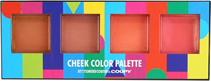 クーピー柄 チークカラーパレット / ステーショナリーコスメ