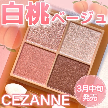 ベージュトーンアイシャドウ/CEZANNE/アイシャドウパレットを使ったクチコミ(1枚目)