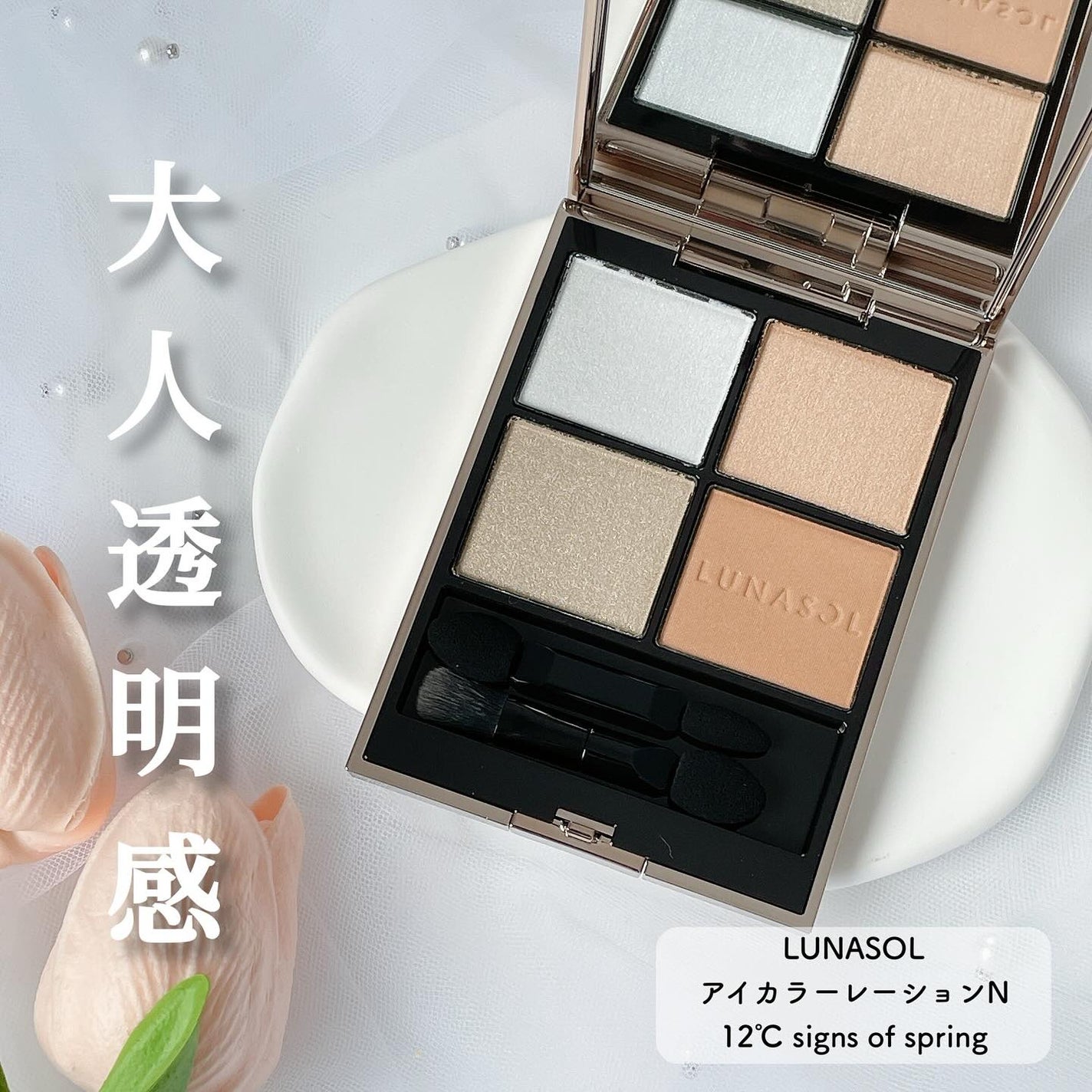 ルナソル アイカラーレーションN/LUNASOL/アイシャドウパレットを使ったクチコミ(1枚目)