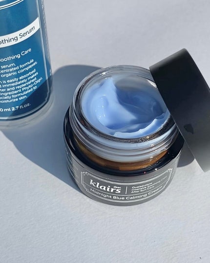 ミッドナイトブルーカーミングクリーム/Klairs/フェイスクリームを使ったクチコミ(5枚目)