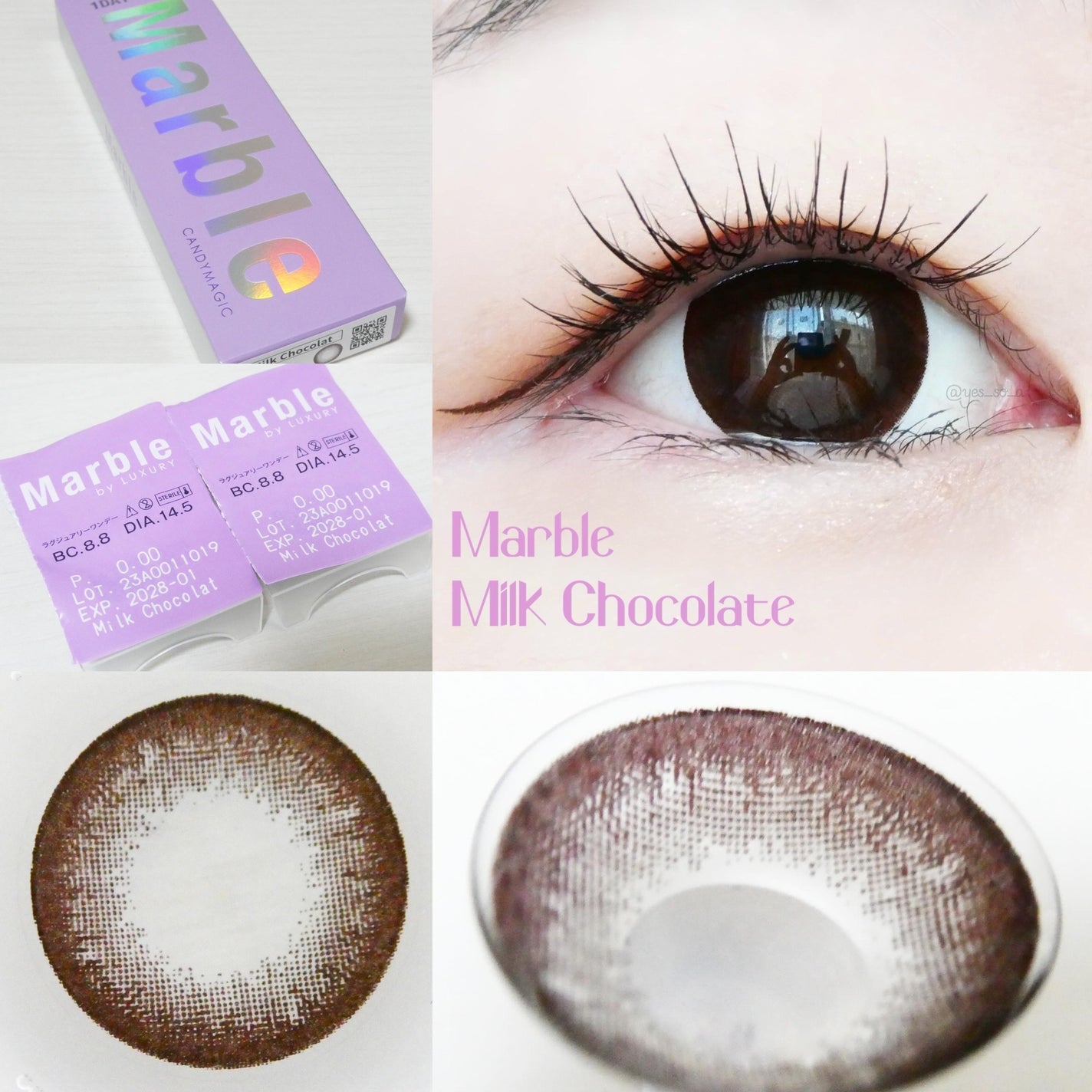 Marble by LUXURY(マーブルバイラグジュアリー)1day/Marble by LUXURY/ワンデー(1DAY)カラコンを使ったクチコミ(2枚目)