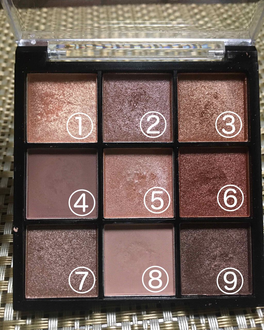 UR GLAM BLOOMING EYE COLOR PALETTE/U R GLAM/アイシャドウパレットを使ったクチコミ(2枚目)