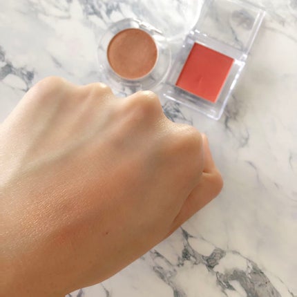 プリズム パウダーアイカラー 022 コーラルオレンジ/リンメル ロンドン/単色アイシャドウを使ったクチコミ(3枚目)