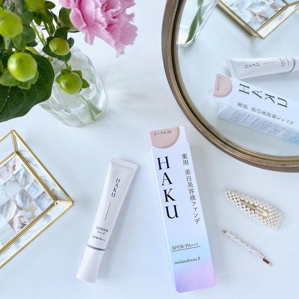 薬用 美白美容液ファンデ/HAKU/クリーム・エマルジョンファンデーションを使ったクチコミ（1枚目）