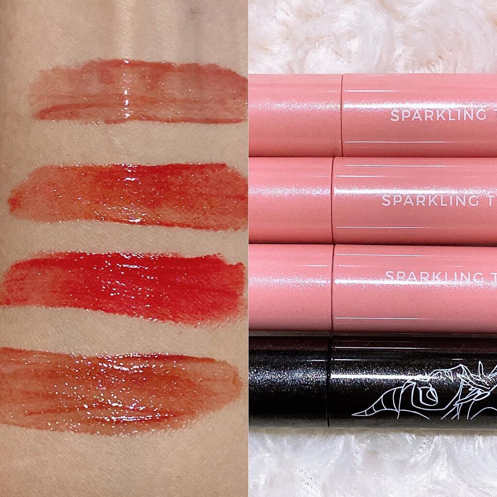 アピュー ジューシーパン スパークリングティント/A’pieu/口紅を使ったクチコミ(10枚目)