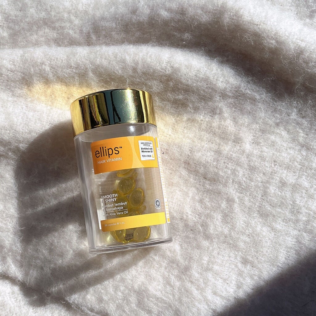 ヘアーオイル【スムース&シャイニー】/ellips/ヘアオイルを使ったクチコミ(2枚目)