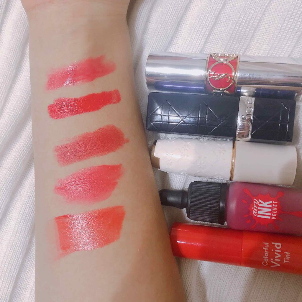 ラスティング リップカラーN/CEZANNE/口紅を使ったクチコミ(2枚目)