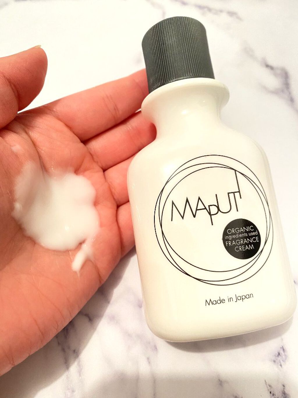 オーガニックフレグランスホワイトクリーム MAPUTI/MAPUTI/デリケートゾーンケアを使ったクチコミ(1枚目)
