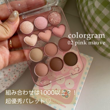 ピンポイントアイシャドウパレット/Colorgram/アイシャドウパレットを使ったクチコミ（1枚目）