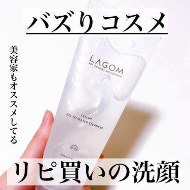 ラゴム ジェルトゥウォーター クレンザー(朝用洗顔)/LAGOM /洗顔フォームを使ったクチコミ（1枚目）