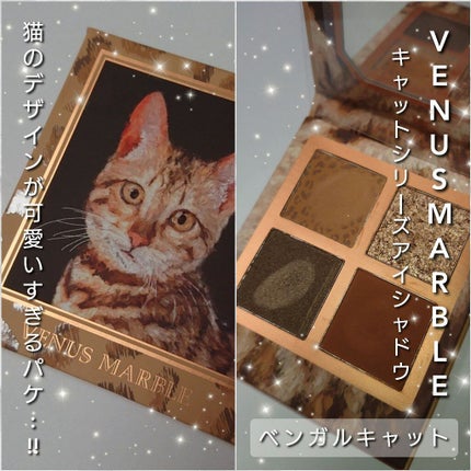 Venus Marble アイシャドウキャットシリーズ/Venus Marble/アイシャドウパレットを使ったクチコミ(2枚目)