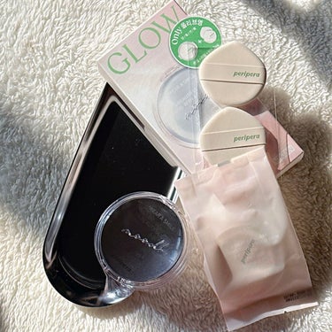 PERIPERA ムードヴィーガングロークッションのクチコミ「『 peripera / Mood Vegan Glow Cushion 』
⁡
ツヤ肌反射光.....」（2枚目）