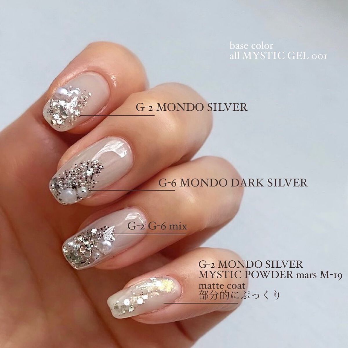 sato 🕊 self nail🫧🤍 on LIPS 「𝑴𝑶𝑵𝑫𝑶𝑮𝑳𝑰𝑻𝑻𝑬𝑹𝒔𝒐𝒍𝒊𝒅@mystic_jo._新発..」(2枚目)