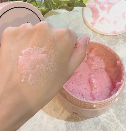 Q+Me スウィート ボム タラソ スクラブ/AGARISM/バストケア・ヒップケアを使ったクチコミ(4枚目)