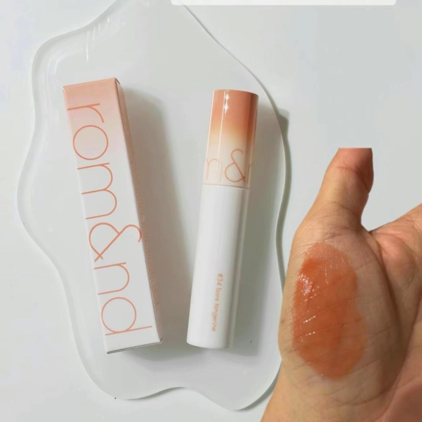 ジューシーラスティングティント/rom&nd/リップティントを使ったクチコミ(2枚目)