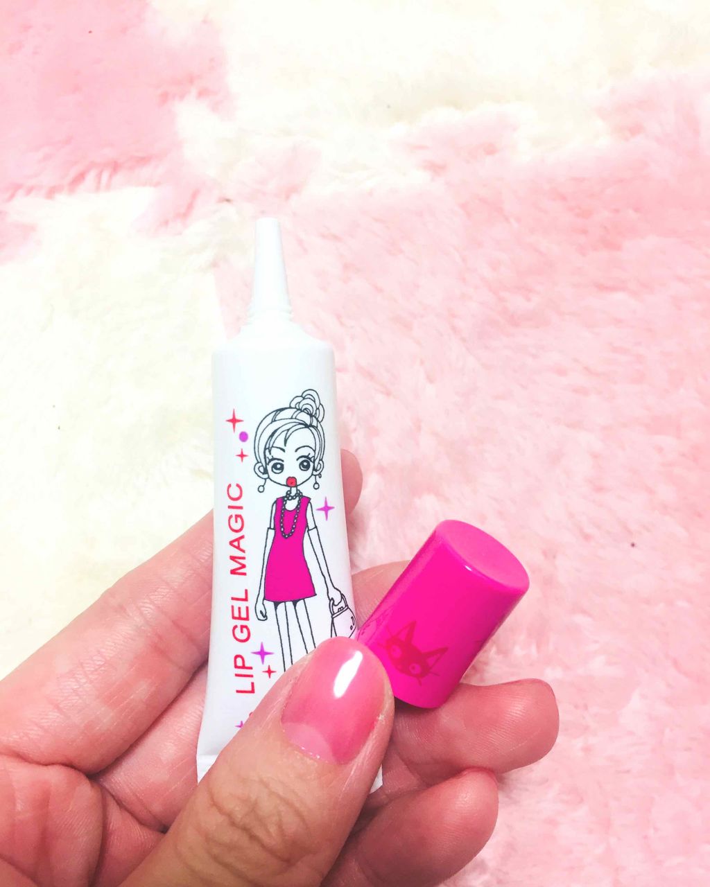 リップ ジェル マジック/コーセーコスメニエンス/リップグロスを使ったクチコミ（3枚目）