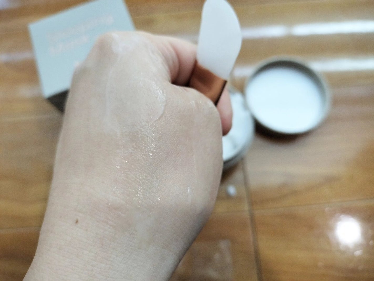 スリーピングマスク with CICA/b.glen/フェイスクリームを使ったクチコミ(4枚目)