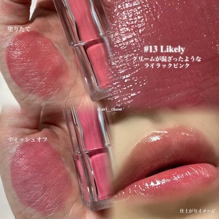 ウォーターリズムグロウティント 10 ハートベリー/TIRTIR(ティルティル)/リップティントを使ったクチコミ(3枚目)